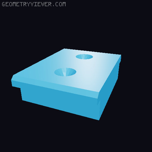Improved BeyBlade X Dual Proto Launcher 3D model thumbnail