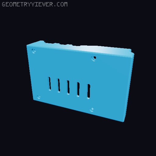 RASPBERRY PI 5 CASE 3D model thumbnail