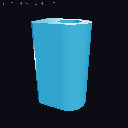 THE 100 CYD with Hinge 3D model thumbnail
