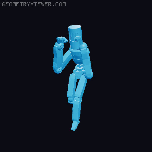 robots 3D model thumbnail