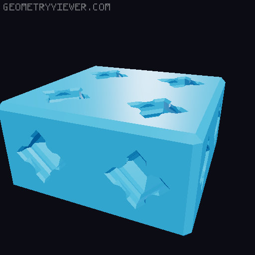 PrintABlok.....longer, wider, diagonaler 3D model thumbnail