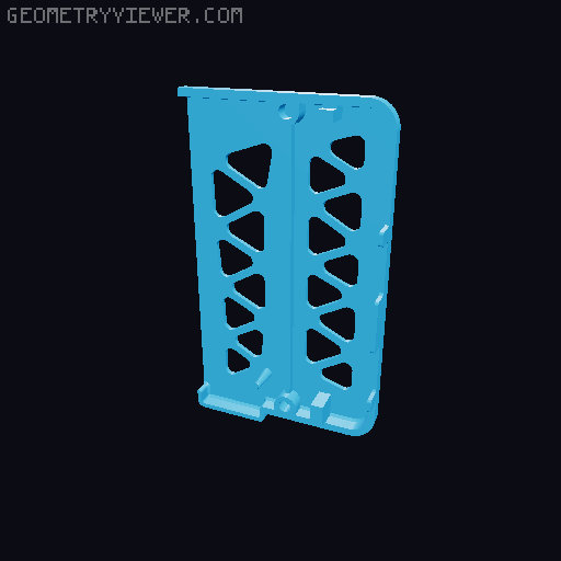 Framework computer mainboard case 3D model thumbnail