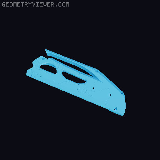 Ontos Carry Handle Thumbhole Stock Overhaul 3D model thumbnail