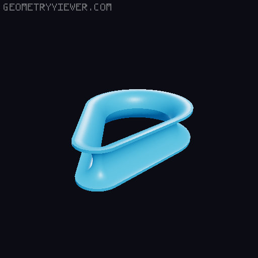 Rope thimble 3D model thumbnail