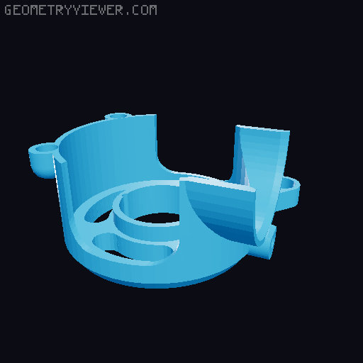 PushRod Engine with Gearbox 3D model thumbnail