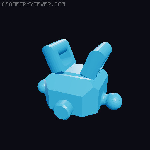 Remade! B.B.1 arm and hands 3D model thumbnail