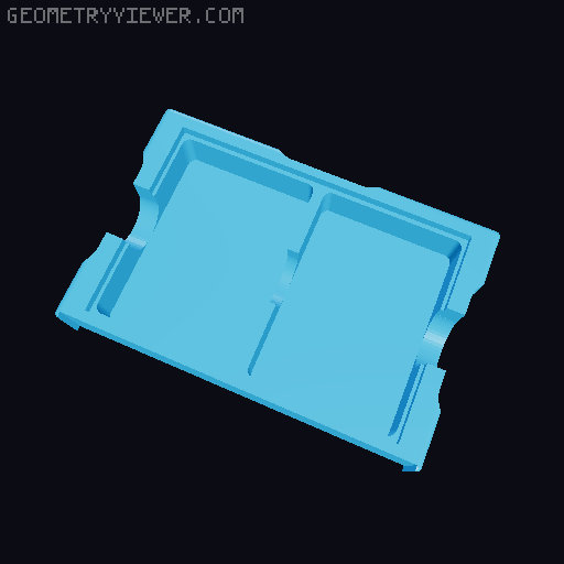 Photo Caddy Board Game Insert Collection 3D model thumbnail