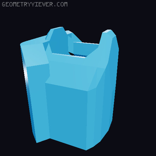 Dummy 13 Breacher Armor 3D model thumbnail