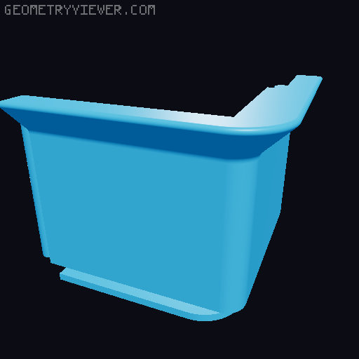 K1 Max Riser corner piece for newer revisions 3D model thumbnail
