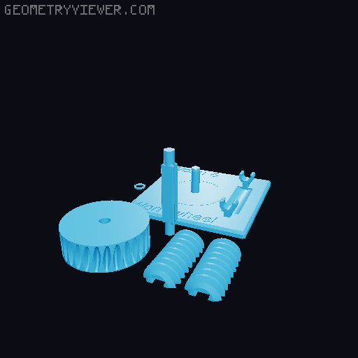 Educational Gear Examples 1 3D model thumbnail