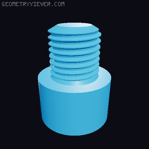 Hundreds of Metric Allen Screws with Cylindrical Head M2 up to M64 3D model thumbnail