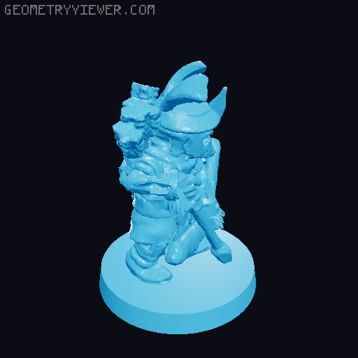 Easterling Archers 10mm Scale 3D model thumbnail