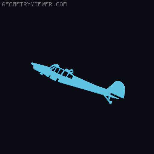 Fi 156 Storch Kit Card 3D model thumbnail