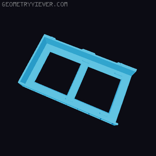 Magnetic Chessboard with Integrated Storage 3D model thumbnail