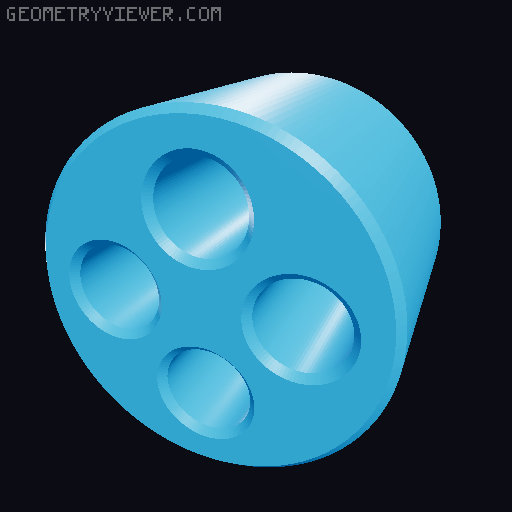 Customizable M20 Cable Glands, Inserts, Plug and Gasket (12 & 15mm ID) 3D model thumbnail