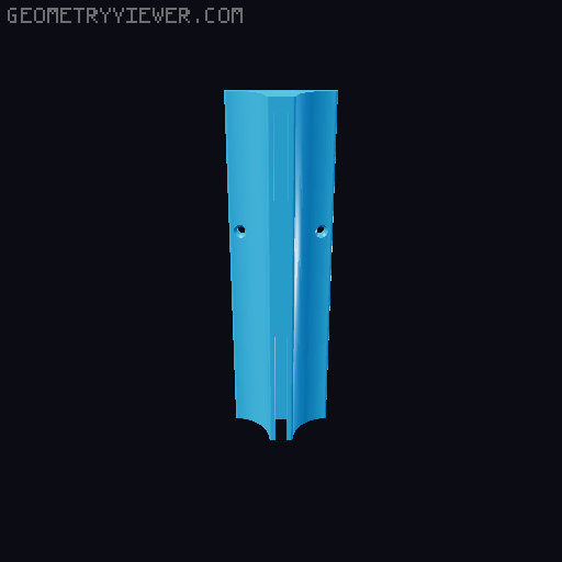 Drawer organizer 3D model thumbnail