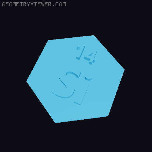 The truly periodic table of elements 3D model thumbnail