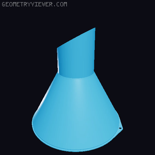 Funnels. Various sizes 25mm to 200mm 3D model thumbnail