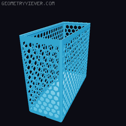 Gridfinity Hex Bins all sizes 3D model thumbnail