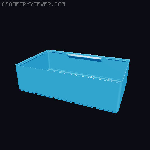 Gridfinity cups height 8 (60mm) collection 3D model thumbnail