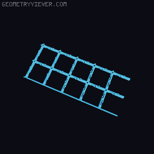 Gridfinity/Clickfinity edge baseplates with connectors (gridfinity compatible) 3D model thumbnail