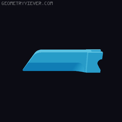 Gravity Utility Knife 3D model thumbnail