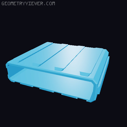 Modular Organizer 3D model thumbnail