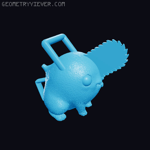 Pochita (Chainsaw Man) 3D model thumbnail