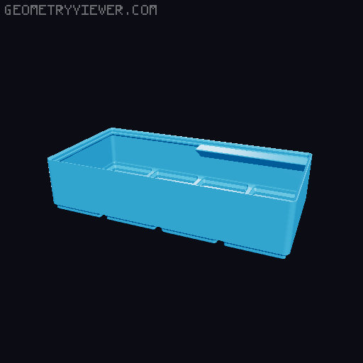 Gridfinity cups height 5 (39mm) collection 3D model thumbnail