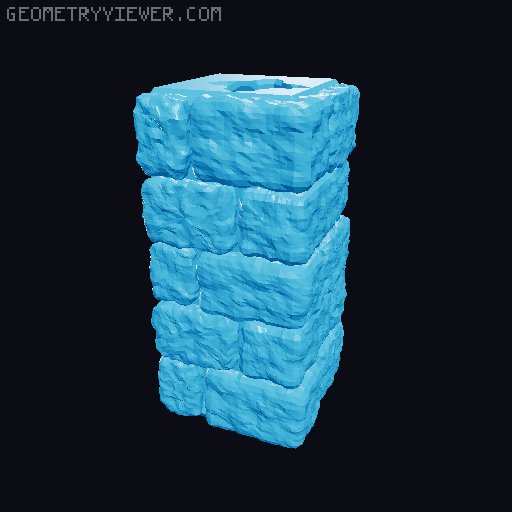 Tak PrintABlok - A Beautiful Strategy Board Game 3D model thumbnail