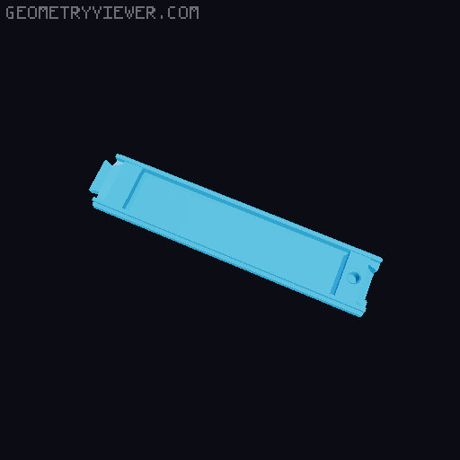 Shorter extension for minibar "Retail" Version 3D model thumbnail