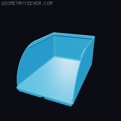 Gridfinity rouded bins collection all sizes 3D model thumbnail