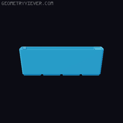 Gridfinity cups height 8 (60mm) collection 3D model thumbnail