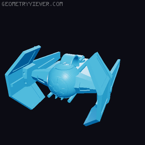 Star Wars hangers 3D model thumbnail