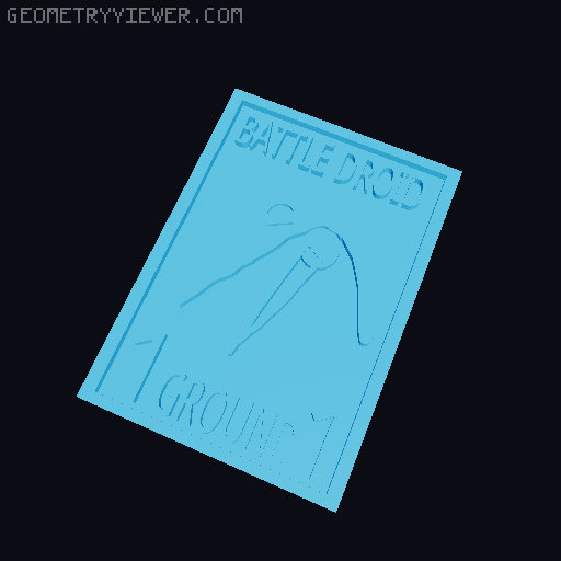 Star Wars Unlimited Tokens 3D model thumbnail