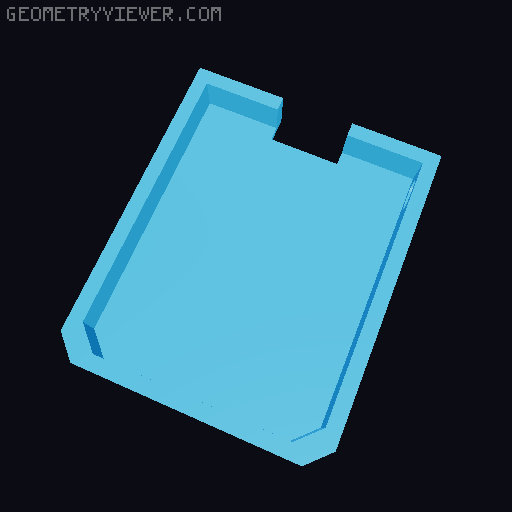 ESP32 D1 Mini Case 3D model thumbnail