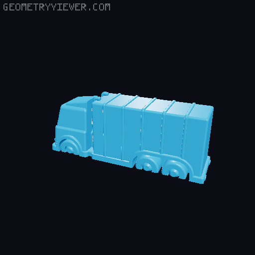 Rush hour logical game with cars 3D model thumbnail