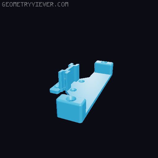 Table saw for Dremel 3D model thumbnail