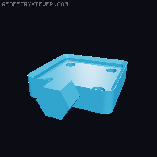 Gridfinity honeycomb wall baseplates 3D model thumbnail