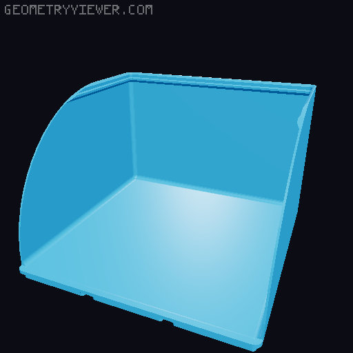 Gridfinity rouded bins collection all sizes 3D model thumbnail