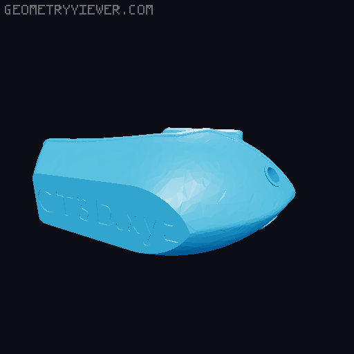 benchy boats for board games 3D model thumbnail