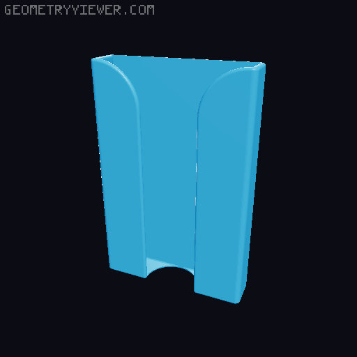 The DUMB Wallet X Money Clip 3D model thumbnail