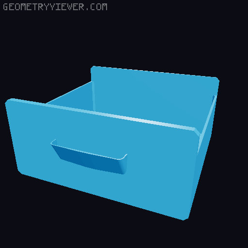 Modular Organizer 3D model thumbnail