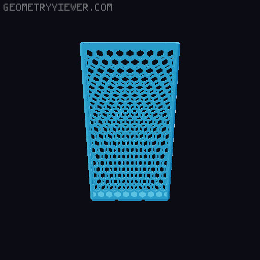 Gridfinity Hex Bins all sizes 3D model thumbnail