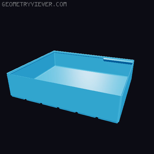 Gridfinity cups height 8 (60mm) collection 3D model thumbnail