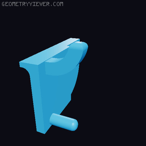 Ultimate Drawer System XL Pegboard Adapter 3D model thumbnail
