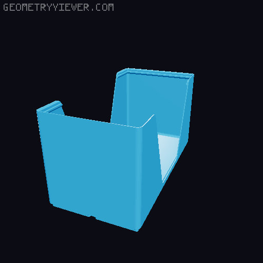 Gridfinity wall cutout collection 3D model thumbnail