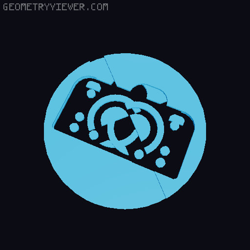 ISO 7010 - P029 – No photography - MMU Remix 3D model thumbnail