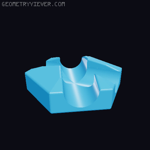 Marble track - 16 different tile insets (gravitrax compatible by using my 6 exits basic tile) 3D model thumbnail