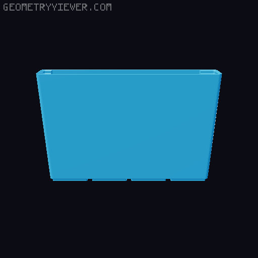 Gridfinity cups height 16 (116mm) collection 3D model thumbnail